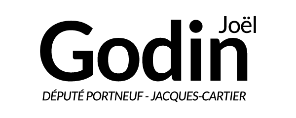 Logo du député de Portneuf-Jacques-Cartier, Joël Godin, partenaire de la Maison des jeunes de Pont-Rouge